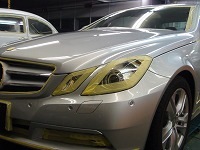 Mercedes-Benz　メルセデスベンツ　Ｅ350　クーペ　磨き前