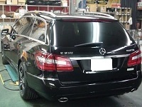 Mercedes-Benz　メルセデスベンツ　Ｅ350　ＢｌｕｅＴＥＣ　ツーリングワゴン　アバンギャルド　磨き前