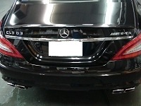 Mercedes-Benz　メルセデスベンツ　ＣＬＳ63ＡＭＧ　磨き前