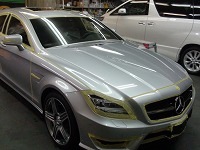 Mercedes-Benz　メルセデスベンツ　ＣＬＳ63ＡＭＧ　マスキング中