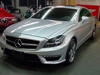 Mercedes-Benz　メルセデスベンツ　ＣＬＳ63ＡＭＧ　コーティング終了