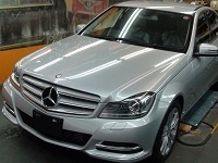 Mercedes-Benz　メルセデスベンツ　C200　BlueEFFICIENCY　アバンギャルド　磨き前