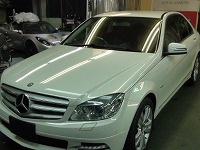 Mercedes-Benz　メルセデスベンツ　C200　CGI　BlueEFFICIENCY　アバンギャルド　磨き前