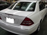 Mercedes-Benz　メルセデスベンツ　C２４０　磨き前　