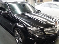 Mercedes-Benz　メルセデスベンツ　C63　AMG　ステーションワゴン　磨き前