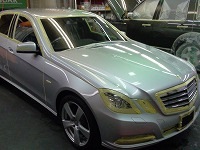Mercedes-Benz　メルセデスベンツ　E250　CDI　BlueEFFICIENCY　マスキング中