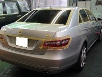 Mercedes-Benz　メルセデスベンツ　E250　CDI　BlueEFFICIENCY　マスキング中