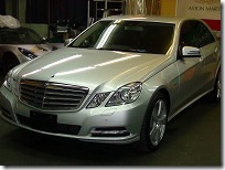 Mercedes-Benz　メルセデスベンツ　E250　CDI　BlueEFFICIENCY　コーティング終了