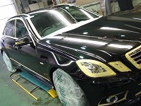 Mercedes-Benz　E250 CGI BlueEFICECY AVANTGARDE　磨き前