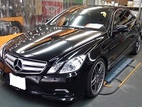 Mercedes-Benz　メルセデスベンツ　E350　クーペ　AMGスポーツパッケージ補修前