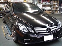 Mercedes-Benz　メルセデスベンツ　E350　クーペ　AMGスポーツパッケージ補修前