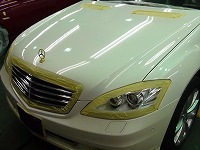 Mercedes-Benz　メルセデスベンツ　S350磨き前