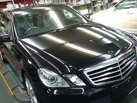 Merrcedes-Benz　メルセデスベンツ　E350　BLUETEC　アバンギャルド　AMGスポーツパッケージ　磨き前