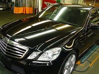 Merrcedes-Benz　メルセデスベンツ　E350　BLUETEC　アバンギャルド　AMGスポーツパッケージ　コーティング終了