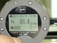 NIISAN　日産　ティーダラティオ　磨き前膜厚