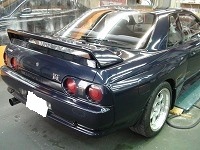 NISSAN　ニッサン　スカイライン　ＧＴ－Ｒ　Ｒ－32　磨き前