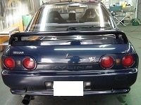 NISSAN　ニッサン　スカイライン　ＧＴ－Ｒ　Ｒ－32　磨き前