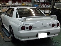 NISSAN　ニッサン　スカイライン　ＧＴ－R　磨き前