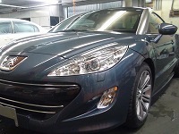 PEUGEOT　プジョー　RCZ　6AT　レザーパッケージ 磨き前