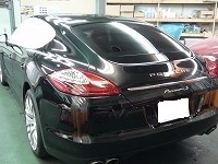 PORSCHE　ポルシェ　パナメーラＳ　磨き前