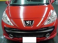 Peugeot　プジョー　207GT　磨き前