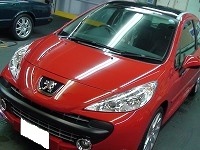 Peugeot　プジョー　207GT　磨き前