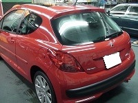 Peugeot　プジョー　207GT　磨き前