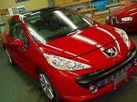 Peugeot　プジョー　207GT　コーティング終了