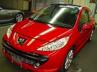 Peugeot　プジョー　207GT　コーティング終了