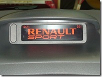 RENAUL　ルノー　クリオ　ゴルディーニ　ＲＳ　ＲＳモニター