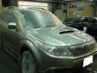 SUBARU  スバル　フォレスター　ＸＴ　マスキング中