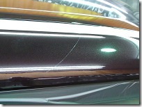 TOYOTA　トヨタ　カローラ　ルミオン　エアロツアラーS　磨き前傷