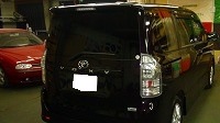TOYOTA　トヨタ　ヴォクシーZS　リアバンパーラケッジプロテクター　コーティング終了