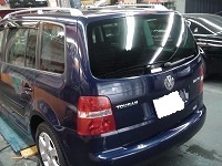 Volkswagen　フォルクスワーゲン　トゥーラン　GLI　磨き前