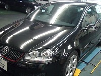 Volkswagen　フォルクスワーゲン　ゴルフ　ＧＴＩ　磨き前