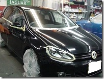 Volkswagen　フォルクスワーゲン　ゴルフ　ＴＳＩ　マスキング中