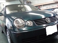 Ｖｏｌｋｓｗａｇｅｎ　フォルクスワーゲン　ポロ　磨き前